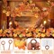2-Pack 11.8FT Fall Garland – Autumn Decorations for Home, Mantle, Thanksgiving, and Seasonal Indoor & Outdoor Decor (Orange)